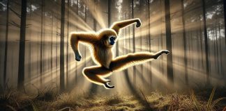 femelles singes danse