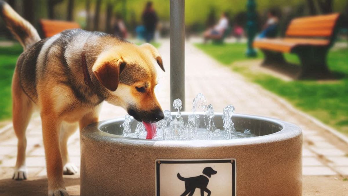 chien danger eau