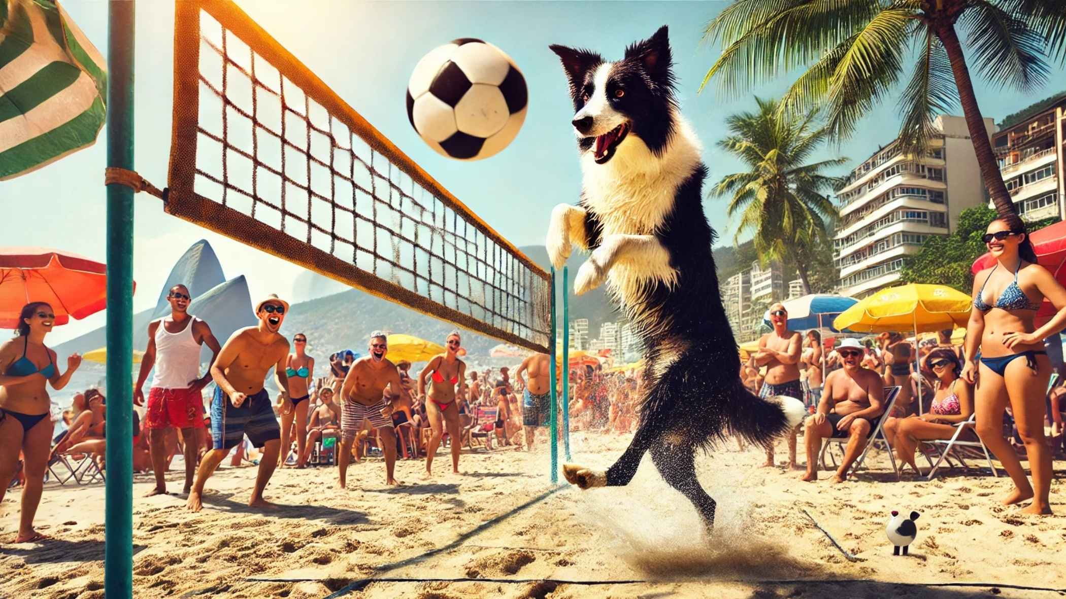 chien footvolley Rio