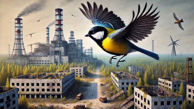 oiseaux de Tchernobyl