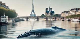 baleine dans la Seine