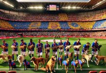 footballeurs chiens abandon